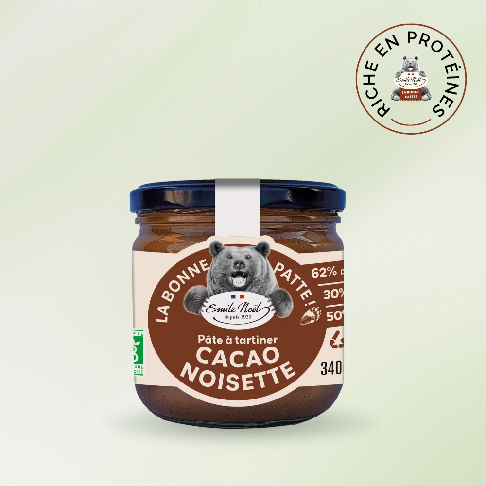 Pâte à Tartiner Cacao Noisette Bio