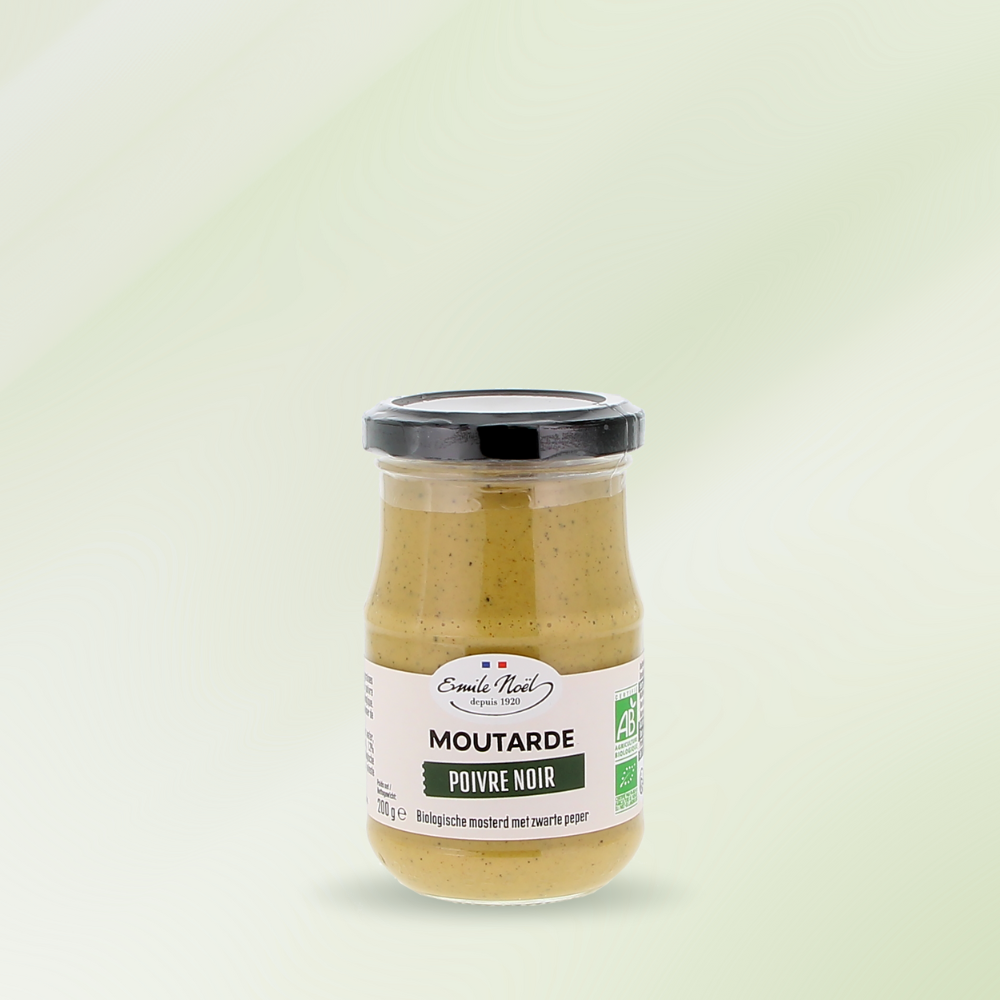 Moutarde Poivre Noir Bio