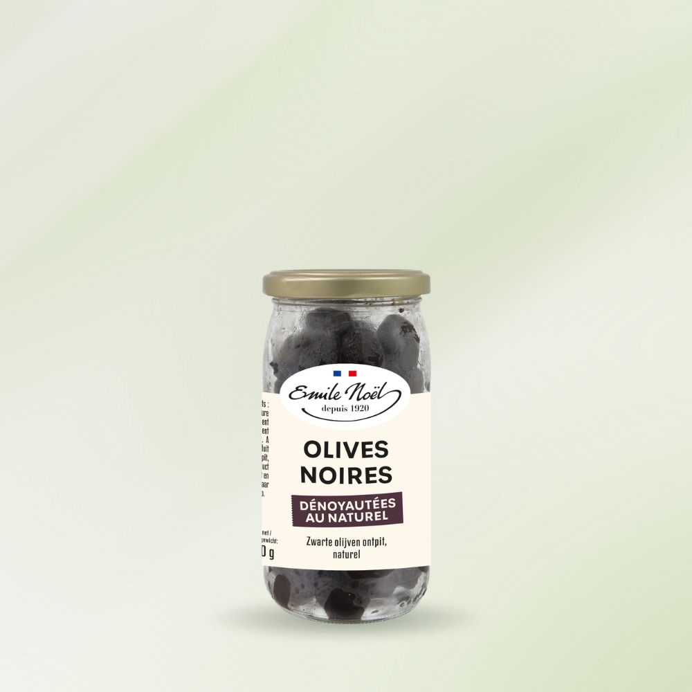 Olives Denoyautées Noires au Naturel Bio