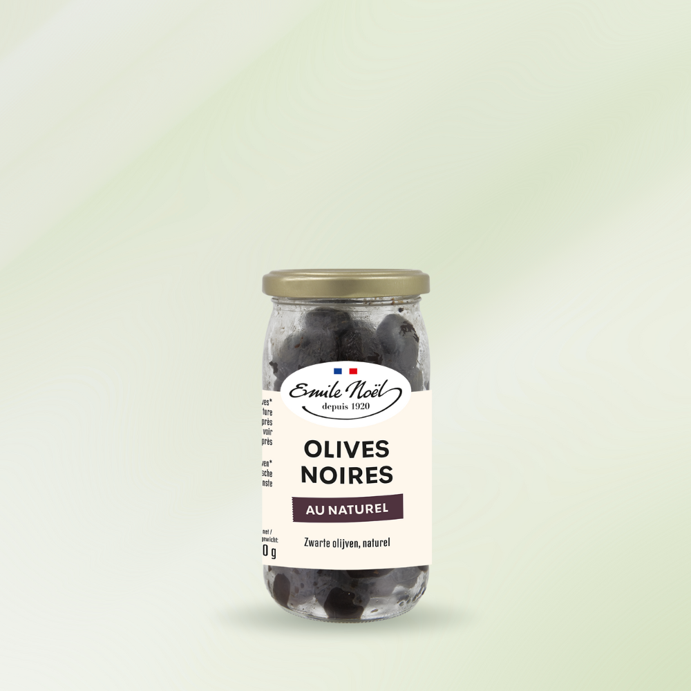 Olives Noires au Naturel Bio