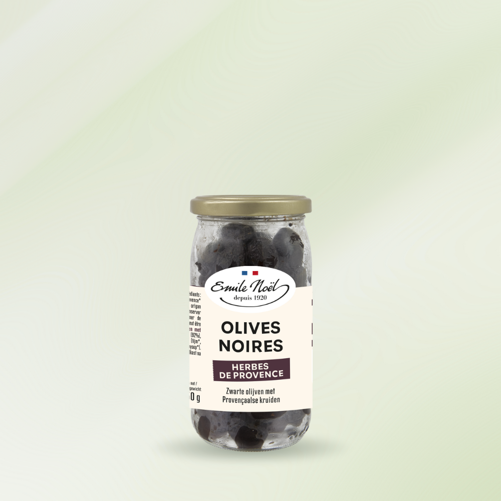 Olives noires aux Herbes de Provence Bio