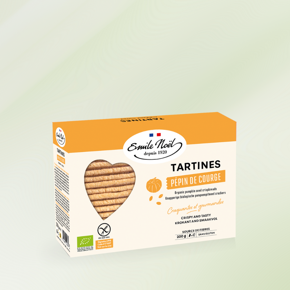 Tartines sans Gluten Courge Bio