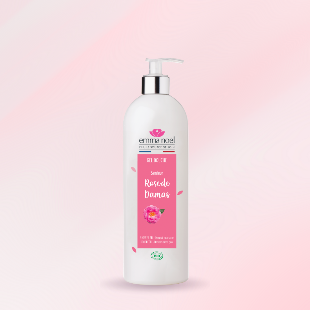 Gel Douche Rose de Damas Bio