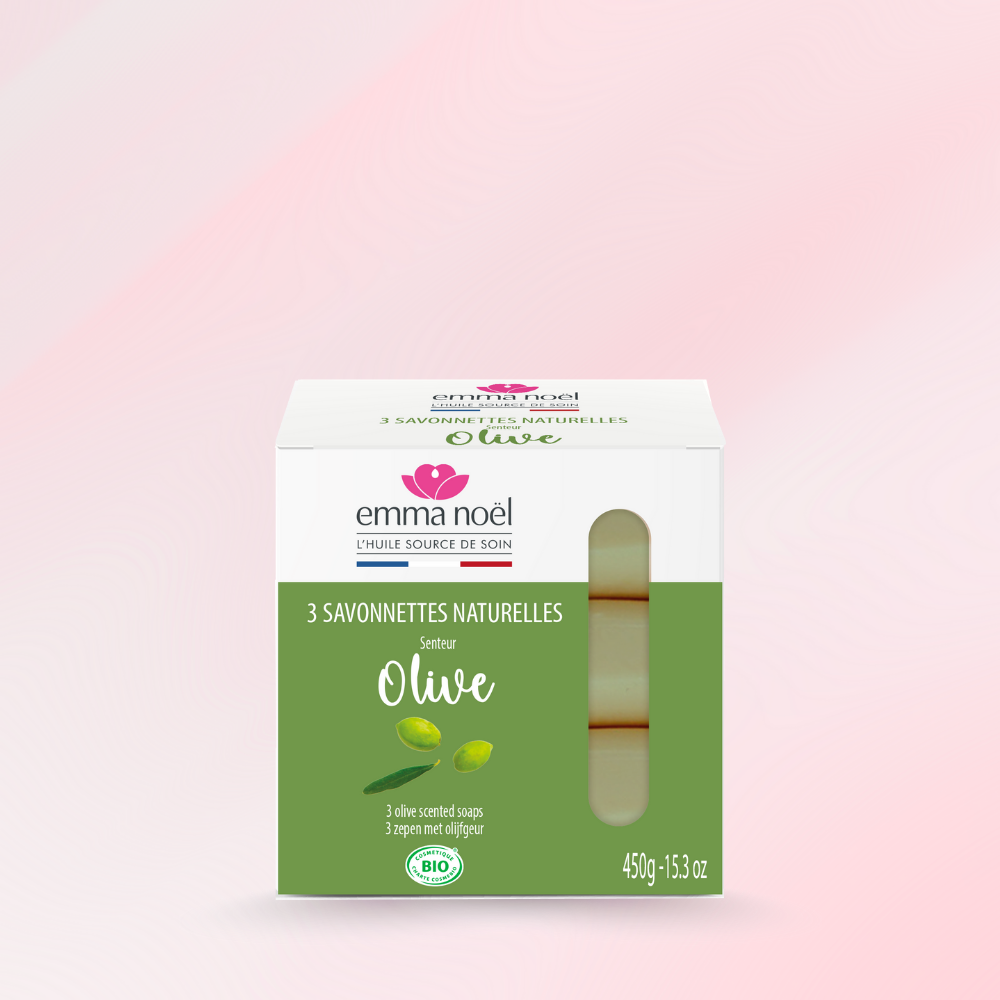 Savonnettes Olive Bio 3x
