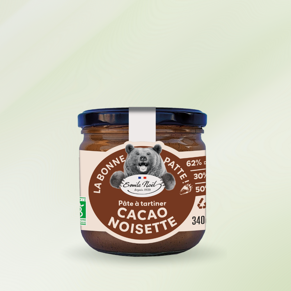 Pâte à Tartiner Cacao Noisette Bio