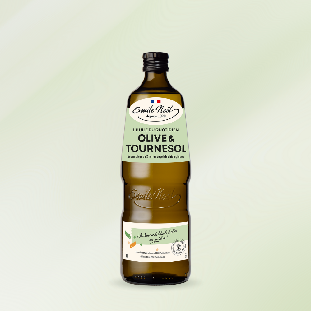 Huile de Tournesol Désodorisé et Olive Vierge Extra Bio