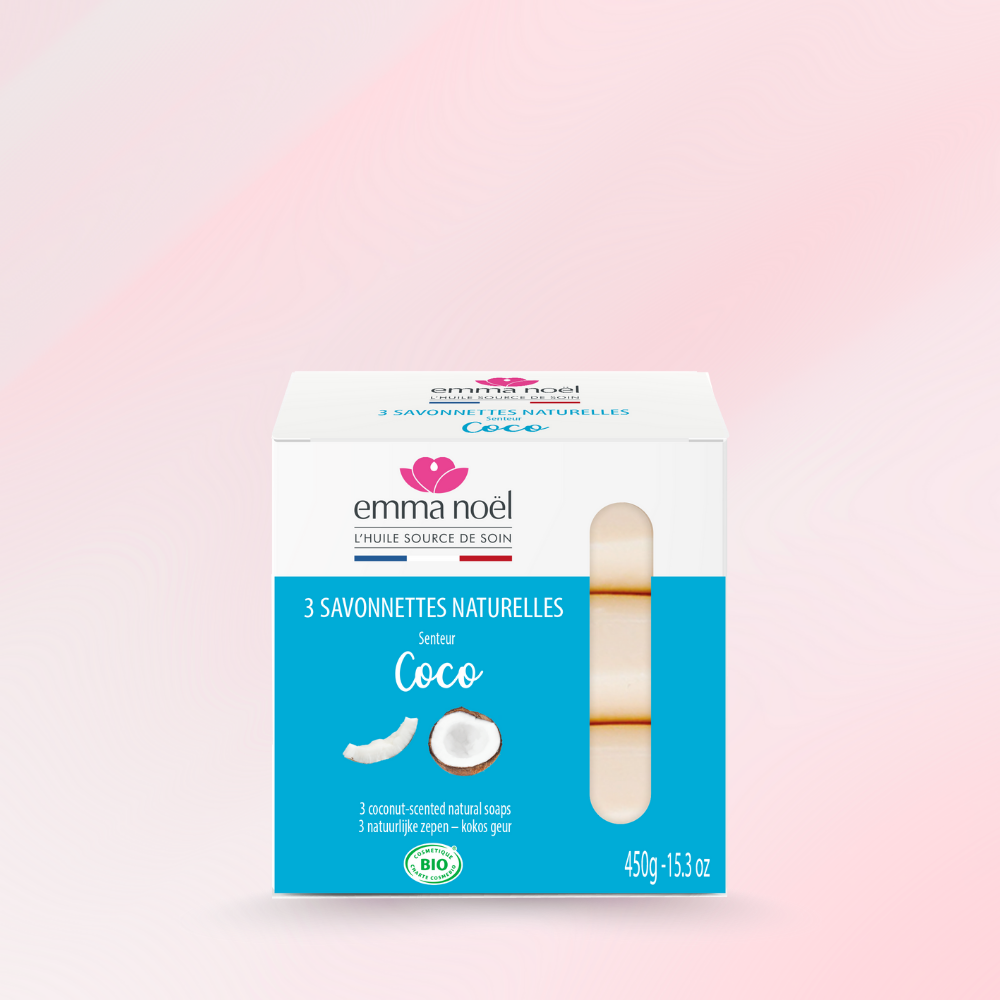 Savonnettes Coco Bio 3x