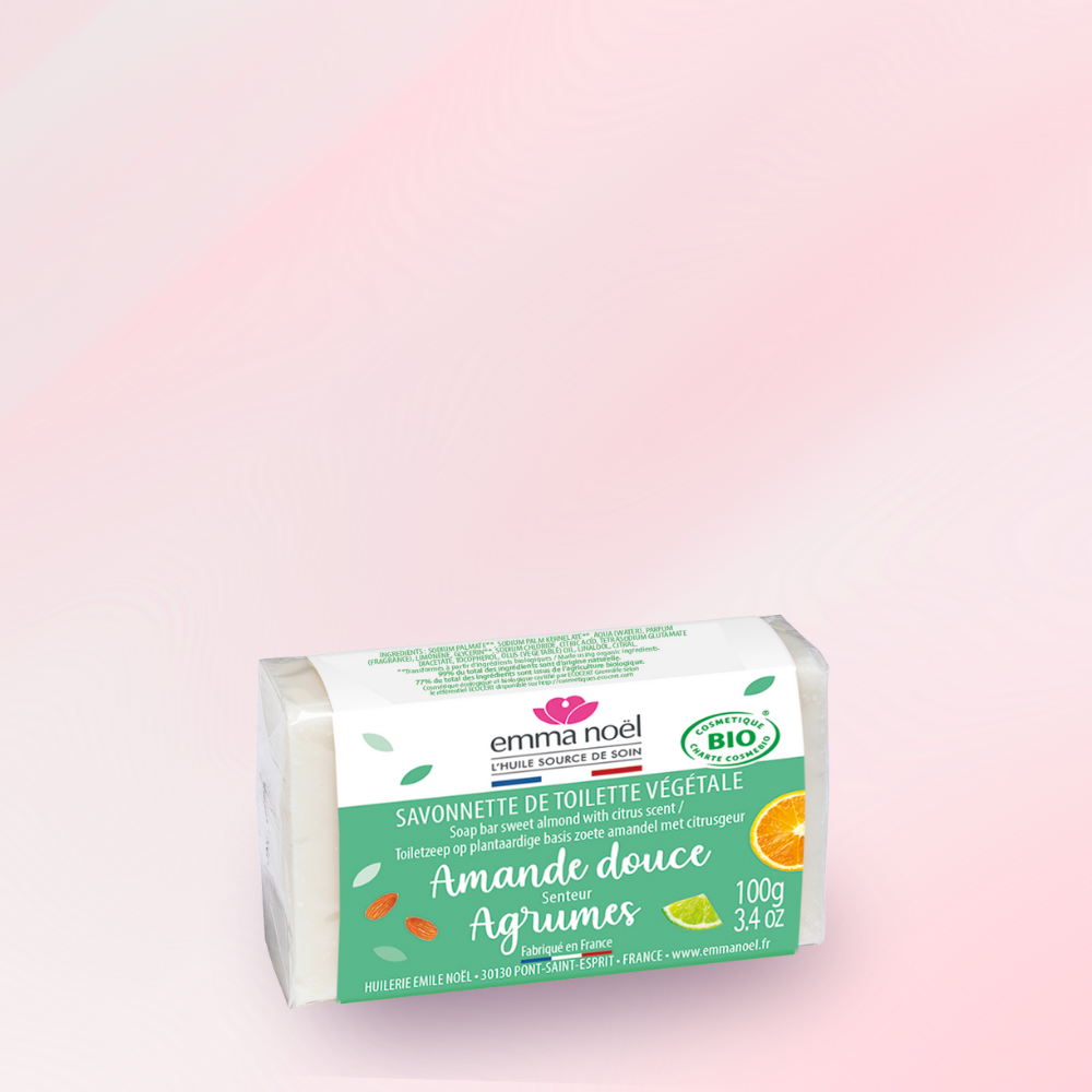 Savonnette à l'Huile Amande Douce Bio