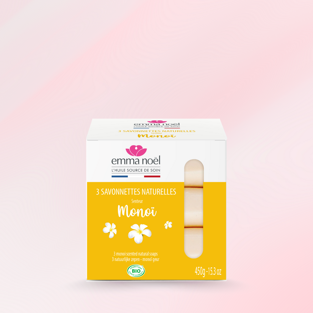 Savonnettes Monoï Bio 3x