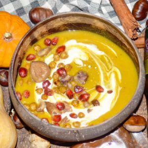 Recette soupe orange de châtaignes Emile Noël