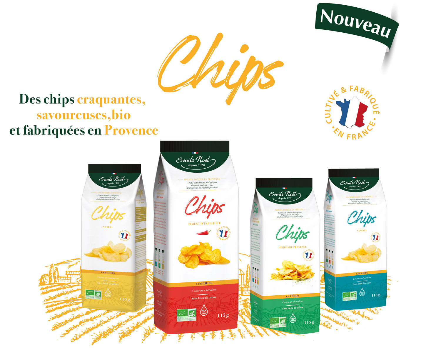 Actualité Emile Noël Chips Bio