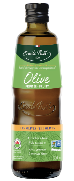 Huile olive fruitée 500ml Canada Emile Noël