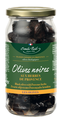 Olives Noires aux Herbes Emile Noël