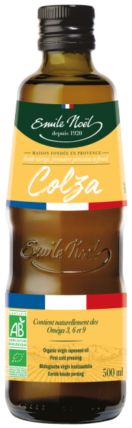huile vierge bio de colza France Emile Noël
