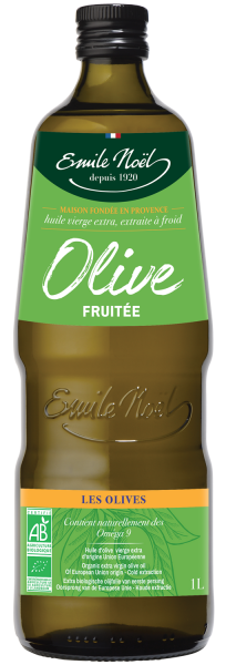 Huile vierge bio d'olive fruitée Emile Noël