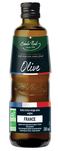 huile vierge bio d'olive origine France Emile Noël