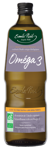 Huile vierge bio santé omega 3 Emile Noël